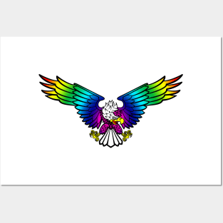 Rainbow Eagle Posters and Art